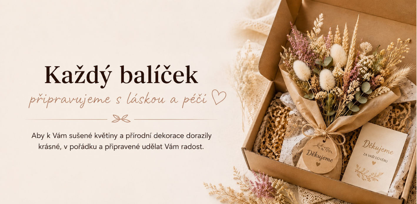Pečlivé balení